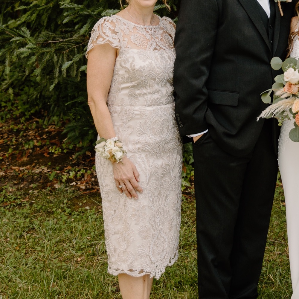 Vince Camuto lace overlay dress